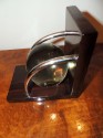 Art Deco Crystal Ball Bookends