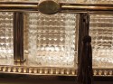 Crystal and Silver Art Deco 3 Piece Tantalus