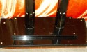 Art Deco Console Black Lacquer Biedermeir Style