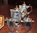 Art Deco Silver Tea Set and Tray