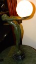 Art Deco Light Statue by Max Le Verrier