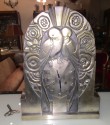French Art Deco Clock Statue by R. Terras