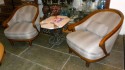 rench Art Deco Club Chairs in style of Andre Groult