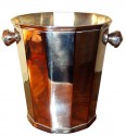 Faceted Art Deco Champagne Bucket WIne Cooler