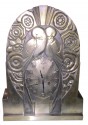 French Art Deco Clock Statue by R. Terras