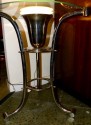 Art Deco Glass Side Table with uplight