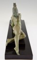 Art Deco Statue Seduction by Fayral for LeVerrier