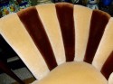 Art Deco Fanned Back Hollywood Swivel Chairs