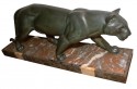 French Art Deco Panther statue M. Leducq
