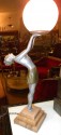 French Art Deco statue light by, Balleste