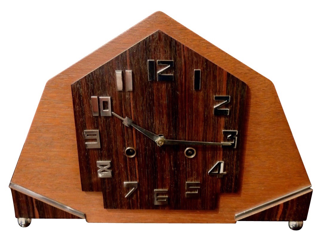 Amsterdam School of Art Deco Clock