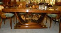 French Art Deco Rosewood Dining Suite 8 Chairs