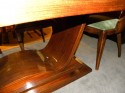 French Art Deco Rosewood Dining Suite 8 Chairs