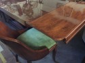 French Art Deco Rosewood Dining Suite 8 Gondola Chairs