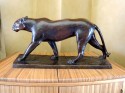 Art Deco Bronze Panther Statue by M.Lebeau