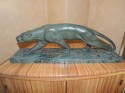 Art Deco Bronze Panther by Secondo