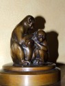 Bronze Monkey Deco Sculpture