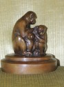 Bronze Monkey Deco Sculpture
