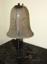 French Art Deco Pressed Glass Table Lamp
