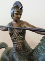 Art Deco Warrior Goddess Sculpture by Melo