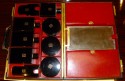 S.T. Dupont Paris Art Deco French Leather Travel Cosmetic Case