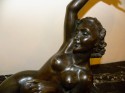 Bronze Nude Art Deco Sculpture by S.Melani