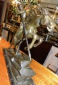 Bronze Art Deco Warrior Sculpture by Lemo
