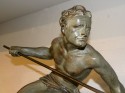 an with Spear Sculpture Art Deco  by Buchet