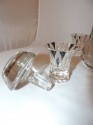 Art Deco Carved Crystal Decanter and Glasses