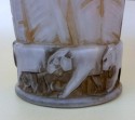 D'Avesn Art Deco Glass Lion Vase