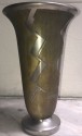 French Art Deco Dinanderie Modernist Vase by George