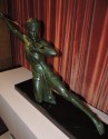 Art Deco Sculpture of The Hunter by Jean de Roncourt
