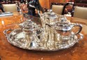 French Art Deco Silver Tea and Coffee Set