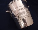 French Silver Champagne Bucket from Pommery & Greno, 