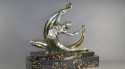 J. Lormier French Art Deco Bronze Dancer 1930s