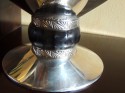 Art Deco Silver Compote with Ebony Detail