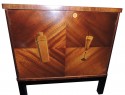 Small Art Deco Bar with Cocktail Design  Inlay 