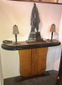 Custom Art Deco Two-tone French Style Console