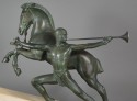 Art Deco Equestrian Rider with Horse by Charles for Max Le Verrier 