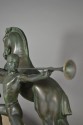 Art Deco Equestrian Rider with Horse by Charles for Max Le Verrier 