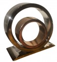 Moderne Art Deco Industrial  Bookends circa Chase