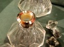 Silver and Crystal Decanter Trio