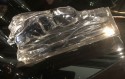 Art Deco Lumiere Desk Light with Swine or Boar in the style of Baccarat Crystal