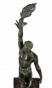 Pierre Le Faguays 'Gloire' Fonte D Art Editions Max Le Verrier Art Deco Statue