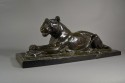 French Art Deco Large Maurice Prost Bronze Lioness