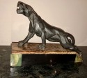 Notari Art Deco French Cubist Panther Sculpture