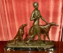 Louis Riche Art Deco Cold Painted Bronze Circa 1930 2 