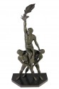 Pierre Le Faguays Art Deco Bronze Trophy Trophee Group