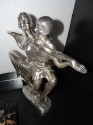 
Art Deco Silver Sculpture of Dancing Duo by I.Gallo
