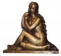 Art Deco Golden Girl Sculpture 